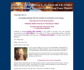 innerpeaceseries.com: Finding Inner Peace
Interview series on finding inner peace