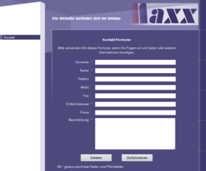 maxx-online.com: Die Website befindet sich im Umbau - Kontakt
MAXX creative