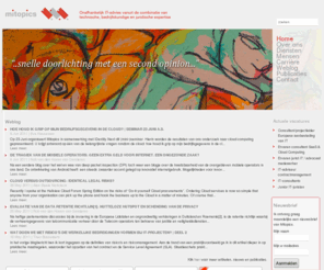 mitopics.com: mitopics – onafhankelijk IT-advies
Mitopics is een onafhankelijk IT-adviesbureau dat met uitgebreide kennis van markt en branches begeleiding en advies geeft bij pakketselectie, automatisering, IT-contracten, daarbij behorende vraagstukken en geschillen.