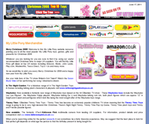 mylittlepony.org.uk: My Little Pony | My Little Pony UK
My Little Pony UK Christmas 2008. Online access to hundreds of My Little Pony toys, games, books, clothing and more. My Little Pony UK suppliers.