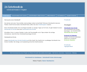 24-sofortkredit.de: Sofortkredit
Sofortkredit - Alle Infos über einen Sofortkredit mit oder ohne Schufa