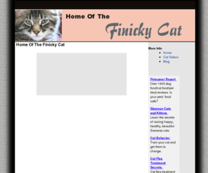 homeofthefinickycat.com: Home Of The Finicky Cat
For most pet owners, keeping their cat happy keeps them happy, too.