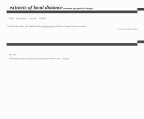 localdistance.org: Extracts Of Local Distance
