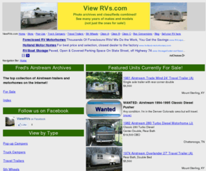 viewrvs.com: View RV's.com - Recreational vehicle Pictures, Information, and Classifieds
View interior and exterior pictures of different makes and models of RVs