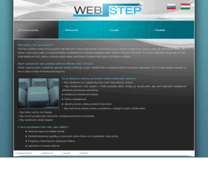 webstep.sk: Webdesign, vytvorenie webových stránok, webshop, e-shop, grafické práce
Stránka tímu WEBSTEP, webdesign, vytvorenie webstránok, tvorba webshopov, e-shop, grafické práce