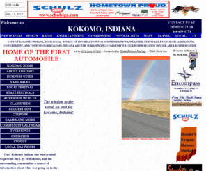 kokomo-indiana.net: Kokomo Indiana
Kokomo Indiana local sources of Business, News, Weather, and Festival Information.  Serving Kokomo Indiana, Howard County, and the surrounding communities.