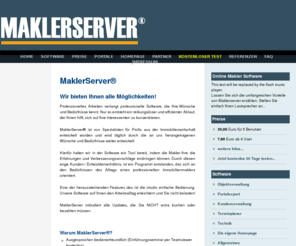 online-makler-software.com: Online Immobilien Makler Software
MaklerServer ist die kostengünstige Online Immobilien Software für Makler, Bauträger und Hausverwalter.