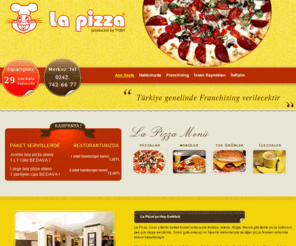 lapizza.com.tr: La Pizza Antalya - Hoşgeldiniz, La Pizza'ya Hoş Geldiniz
Müşteri memnuniyetini kendini ilke edinmiş olan şirketimiz pizza çeşitleriyle Antalya da hizmetinizde.