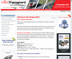 viet-transport.com: Welcome to Viet Transport 2010!
Viet Transport 2010, Viet Rail, Viet Road
