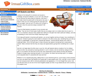 irmasgiftbox.com: Gift Baskets
Unique gift basket ideas! Including kids gift baskets and baby gift baskets!