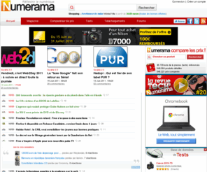 numerama.net: Numerama : Actualité informatique et numérique
Le magazine qui décrypte les loisirs informatiques et numériques : actualité et analyse, téléchargement, tests de matériel, dossiers, partage de fichiers et forum