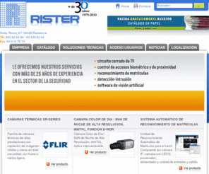 rister.com: CCTV control acceso intrusión incendio RISTER
