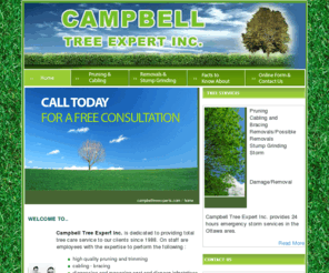 campbelltreeexperts.com: CAMPBELL TREE EXPERT INC. -
Company Name - 