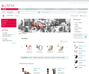 irostyle.com: Welcome to irostyle.com
The powerful shopping cart software for web stores and e-commerce enabled webstores is based on PHP / PHP5 with MySQL database with highly configurable implementation base on templates.