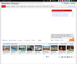 maritimerussia.com: Maritime Russia
Maritime Russia on WN Network delivers the latest Videos and Editable pages for News & Events, including Entertainment, Music, Sports, Science and more, Sign up and share your playlists.