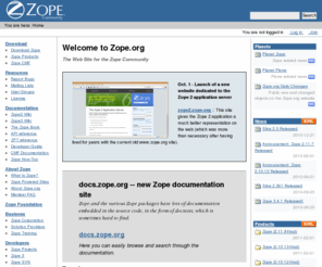 zope.org: Zope.org
