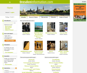 dresden-hotel-information.com: dresdeninformation


 -- 
Aktuelles
Dresden-Information.com - Dresden Infos zu Hotels, Pensionen, Ferienwohnungen, Essen + Trinken, Einkaufen, Kultur und Freizeit