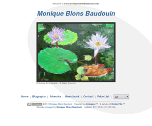 moniqueblonsbaudouin.com: Monique Blons Baudouin
Monique Blons Baudouin 