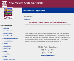 nmsupolice.com: NMSU: {{Police Homepage}}
{{ Description }}