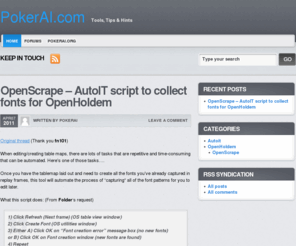 pokerai.com: PokerAI.com - Tools, Tips & Hints
