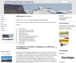 skaft.is: Skaftfellingafélagið í Reykjavík - Forsíða
Joomla - the dynamic portal engine and content management system