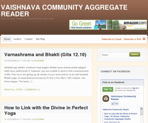 vaishnava.me: Vaishnava Community Aggregate Reader
Hare Krishna! Welcome to the Vaishnava community aggregate reader where you can instantly access and share blogs and articles from all across the web. Take advantage of browsing the archive using the categories, tags, related posts, and other features that help you find the topics that interest you the most. If you like what you see and would like to show support, add us on Facebook.