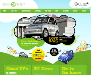 g-wiz.co.uk: GoinGreen - Driving Down Pollution
GoinGreen, G-Wiz electric cars and other environmentally friendly vehicles