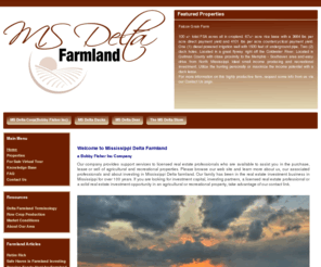 msdeltafarmland.com: Mississippi Delta Farmland, a Bobby Fisher Inc Company - MS Delta Investment Farmland for sale
MS Delta Farmland Investments.  Delta Farmland for Sale.  Invest in Mississippi Delta Farmland.