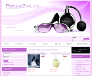 perfume2you.com: Perfume2You.Com > Main Section
Store main menu