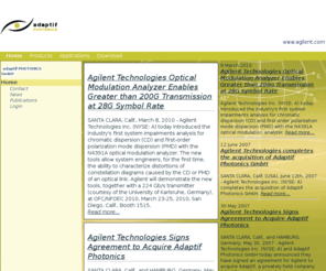 polarization.biz: adaptif PHOTONICS GmbH
Adaptif Photonics is offering state-of-the-art polarization analysis and control products. Our products include Polarimeters, Polarization Controllers, PMD Analyzers, PDL Analyzers.