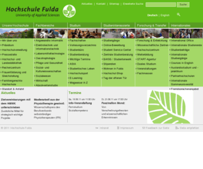 hs-fulda.com: Hochschule Fulda: Startseite
Hochschule Fulda, University of Applied Sciences