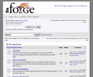 indie-rpgs.com: The Forge Forums - Index
The Forge Forums - Index