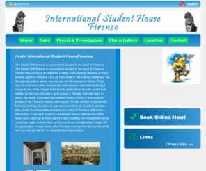 internationalstudenthouseflorence.com: International Student House Firenze | Home | ostello Firenze, ostelli Firenze, alberghi economici Firenze
Un ostello economico e divertente, a ...; puoi verificare la disponibilita' e prenotare direttamente on line; offerte speciali