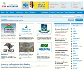 acheconcursos.com.br: Ache Concursos - Concursos abertos 2011 e edital
 