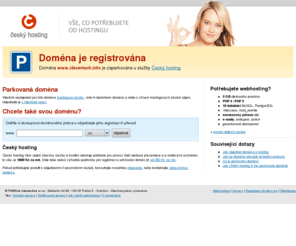 clevertech.info: Parkovaná doména clevertech.info
Doména clevertech.info je parkována u služby Český hosting, vlastník neobjednal hostingové služby.