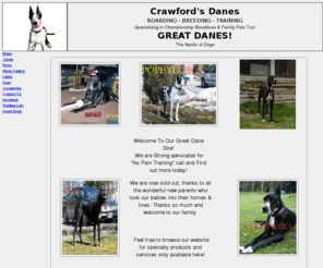 crawfordsdanes.com: Crawford
Great Danes bread by Ron Crawford