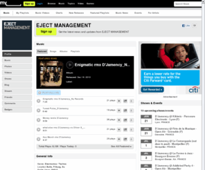 eject.ch: EJECT MANAGEMENT | Free Music, Tour Dates, Photos, Videos
EJECT MANAGEMENT's official profile including the latest music, albums, songs, music videos and more updates.