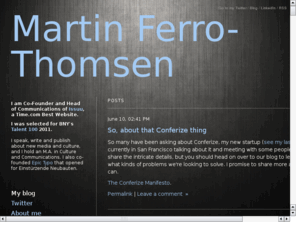 ferrogate.com: Martin Ferro-Thomsen
Martin Ferro-Thomsen