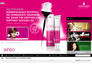 friseur.org: Schwarzkopf Professional: Senea Home Screen
Explore the world of Schwarzkopf Professional - Together. A passion for hair.