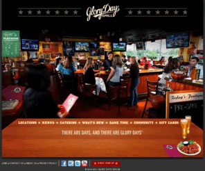 glorydaysgrill.net: Glory Days Grill®: There are days, and there are Glory Days®
Glory Days Grill is a casual dining & sports grill with multiple locations in Virginia, Maryland, and West Virginia.