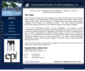 go-epi.com: Environmental Process, Inc./epi Investigations, Inc.
Architecture, Engineering, Environmental, Forensic, Private Detective Services