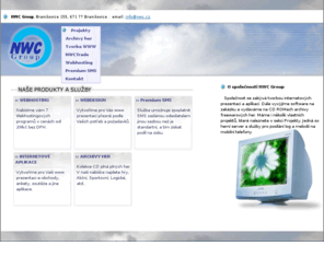 nwc.cz: NWC Group: Profesionální webhostingové a webdesignové služby
Výroba profesionálních webových stránek, grafické návrhy, vývoj Internetových obchodů a jiných dynamických aplikací, kompletní správa a aktualizace.
