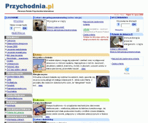 przychodnia.pl: Przychodnia Internetowa - www.przychodnia.pl
Polski serwis medyczny - wirtualna przychodnia. Na stronach: możliwość zadania pytania lekarzowi, wiadomości dotyczące zdrowego trybu życia, urody, profilaktyka, testy, przepisy, medycyna naturalna - czyli wszystko co ważne i interesujące o zdrowiu!!!