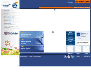 deliveryagency.org: Pony Express Milano - Unisolution S.r.l. - Trasporti e Spedizioni
Azienda leader nel settore consegne veloci a Milano e hinterland dispone di auto moto furgoni e magazzino, effettua servizi espressi franco italia.