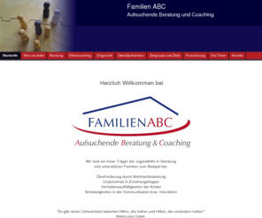 familien-abc.info: Startseite
Aufsuchende Familienberatung und Coaching in Hamburg