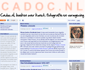 mercatorbooks.com: Cadoc.nl, boeken over kunst, fotografie en vormgeving (en nog veel meer)
Cadoc is een weblog over boeken. Op Cadoc.nl vindt u alles over boeken, schrijvers, uitgevers en vormgevers. Wekelijks recensies van verschenen boeken. Dagelijks nieuwe artikelen