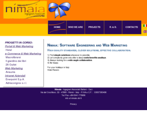 nimaia.com: Nimaia - Ingegneri Associati
Intranet, Web Marketing, e-commerce