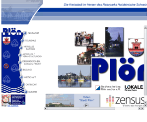 ploen.de: Bürgerinformationssystem der Stadt Plön - Kreis Plön, Schleswig-Holstein
Das Bürgerinformationssystem der Stadt Plön bietet Informationen über 
die Stadt, die öffentlichen Einrichtungen, das Vereinsleben und die Kultur- 
und Freizeitmöglichkeiten sowie für die Bürger Verwaltungsinformationen 
und -dienstleistungen.