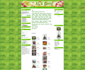 klikflorist.com: Klik florist, Toko bunga online - online florist - online flowershop - bunga ucapan
Toko bunga online - online flowershop - online florist, menyediakan banyak karangan bunga sebagai ungkapan yang penuh arti. Menerima pesanan karangan bunga ucapan untuk wilayah jakarta. Toko bunga online, florist online, flowershop online, klik florist menyediakan bunga papan, bunga meja, bunga standing, bunga duka, dll