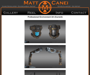 mattcanei.com: Matt Canei: Game Developer - Environment Artist - Effects Artist - 3D Artist
